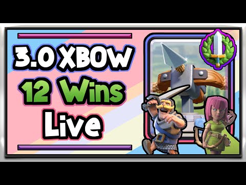 3.0 Xbow 12-0 Classic Challenge Live Gameplay [with Tips] - Clash Royale