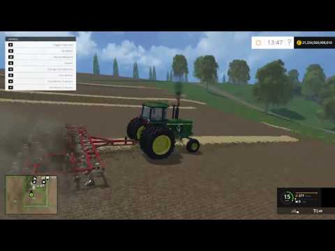 FarmingSimulator2015  disking wiyh a 4440