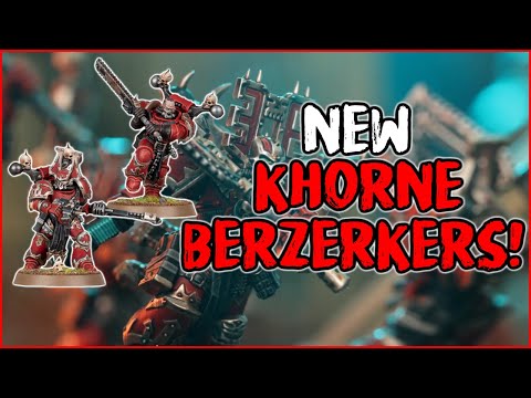 KHORNE BERZERKERS REVEALED! Brand New World Eaters Models! │ Warhammer 40k 9th Edition