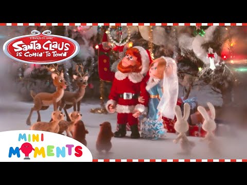The FIRST Christmas Trees! 🎄🎅 Santa Claus Is Comin' To Town (1970) ❄️ Holiday Moments | Mini Moments