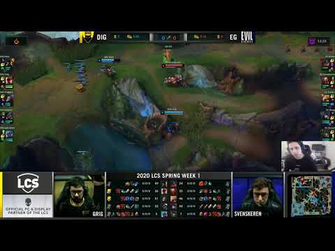 WEEK1: DIG vs EG || LCS CO-STREAM ft. IWILLDOMINATE