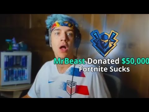 I Donated $50,000 To Ninja - Fortnite