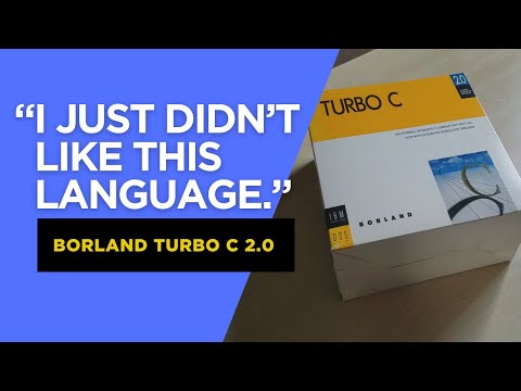I learned it. I used it. I hated it. Borland Turbo C 2.0. 1989. Floppies! Manuals! Bugs! Oh, my!