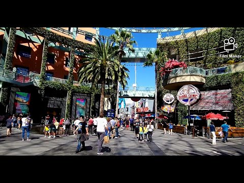 Universal CityWalk,  Noho Arts District, and Olive & Grill