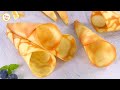 Homemade Ice Cream Cone in a frypan & without oven by Tiffin Box | Crispy Waffle/Sugar Cones Recipe