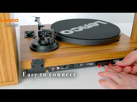 LS-500 - Record Player with Built-in Amplifier and Bluetooth® plus 2 External Speakers