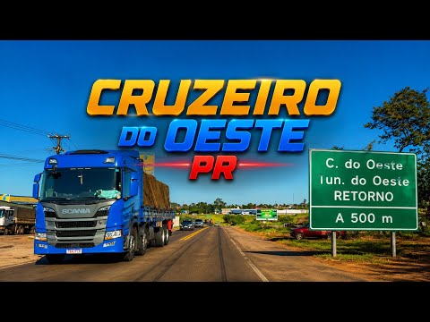 Passando por Cruzeiro Do Oeste - PR323 - PR, Brasil