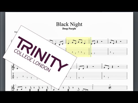 Black Night Trinity Grade 3 Guitar