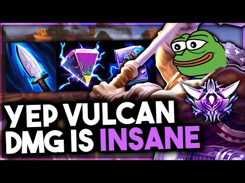 YEP! VULCAN MID STILL HAS THE DAMAGE! - Ranked Conquest - Smite