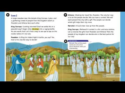 The Contest of Athena and Poseidon Read Aloud: Wonders, 2nd Grade text