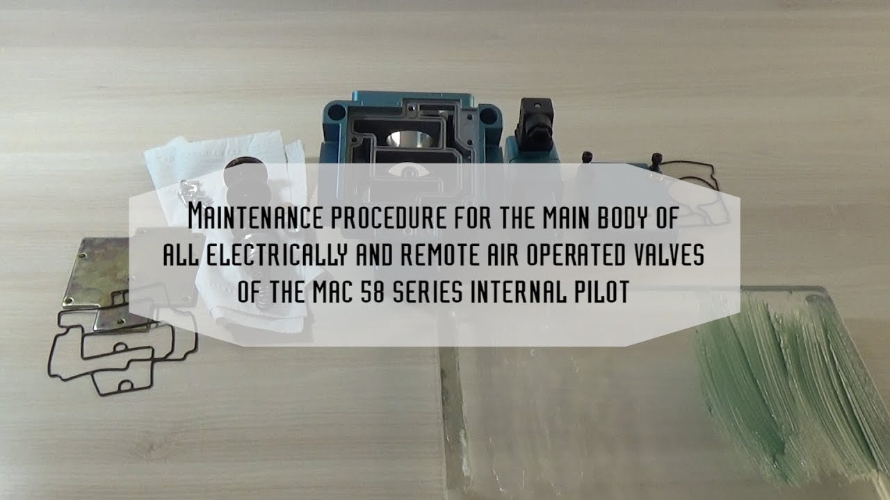 Maintenance Process Tutorial - 58 Series Internal Pilot