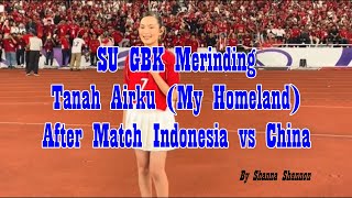 Download lagu Merinding Tanah Airku (My Homeland) After Match Indonesia Vs China || Shanna Shannon #sepakbola mp3 Download lagu Merinding Tanah Airku (My Homeland) After Match Indonesia Vs China || Shanna Shannon #sepakbola mp3