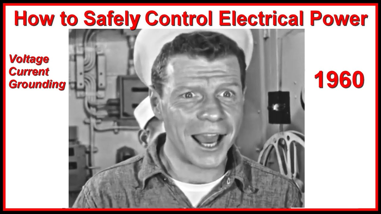 How to Safely Control Electrical Power- Low Voltage Naval Machines & Electronics 1960 electricity