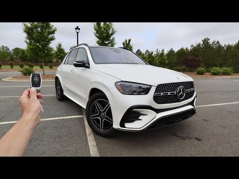 2024 Mercedes Benz GLE 450 4MATIC: Start Up, Walkaround, POV, Test Drive and Review
