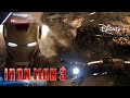 Iron Man 3 Mark 42 Suit Up Mansion Attack Scene Disney 2013