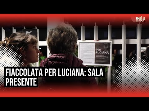 Sindaco Sala alla fiaccolata di Bruzzano: un migliaio in strada per Luciana, uccisa dal marito