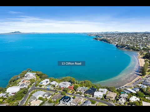 13 Clifton Road, Browns Bay, Auckland, 4房, 3浴, 独立别墅