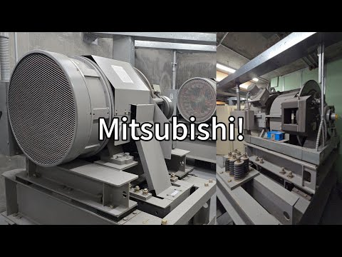 (1000 Subscribers) INSANE HIGH-RISE Mitsubishi Gearless Traction Elevator Machine Room
