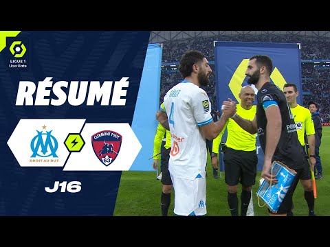 Resumen de Olympique Marseille vs Clermont Jornada 16