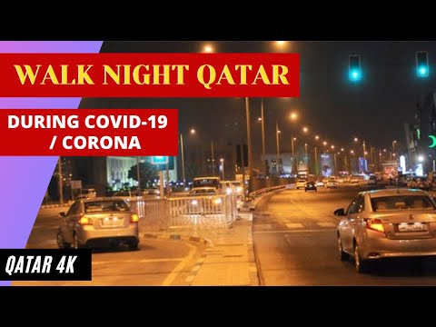 WALK NIGHT QATAR 4K ~  FROM VILLAGGIO TO AL RAYYAN STREET #17