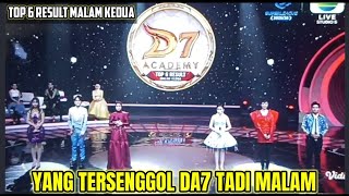 Download lagu YANG TERSENGGOL TOP 6 RESULT MALAM KEDUA DANGDUT ACADEMY 7 TADI MALAM mp3