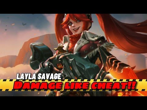 Layla hyper damage like cheat!!