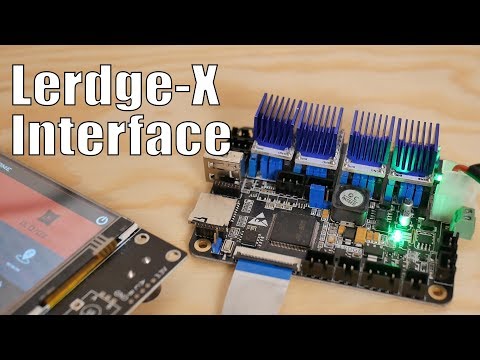 Lerdge X 32-Bit 3D Printer Controller Board Interface