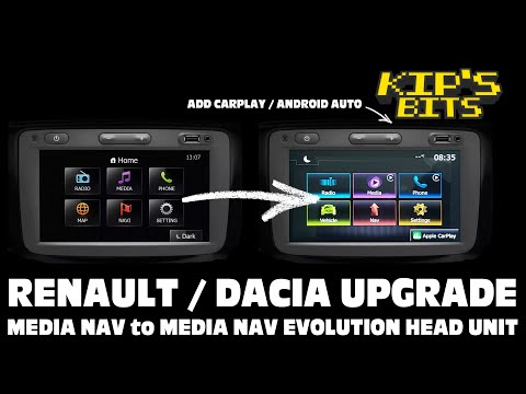Renault Head Unit Upgrade - Media Nav to Media Nav Evolution - Add Android Auto / Apple CarPlay
