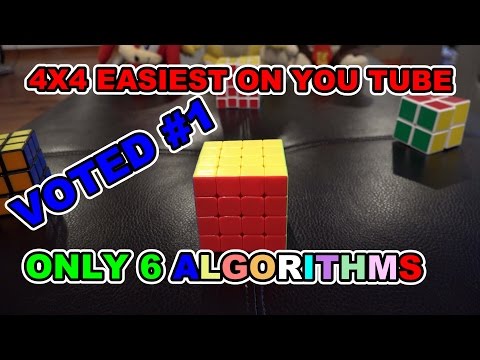 How to Solve 4x4x4 Rubik's Revenge Cube: Easiest Best Tutorial only 6 Algorithms in 4K Quality HD