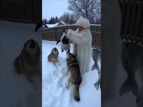 She Tried To Feed My Penguin To Wolves... 🐧🐺