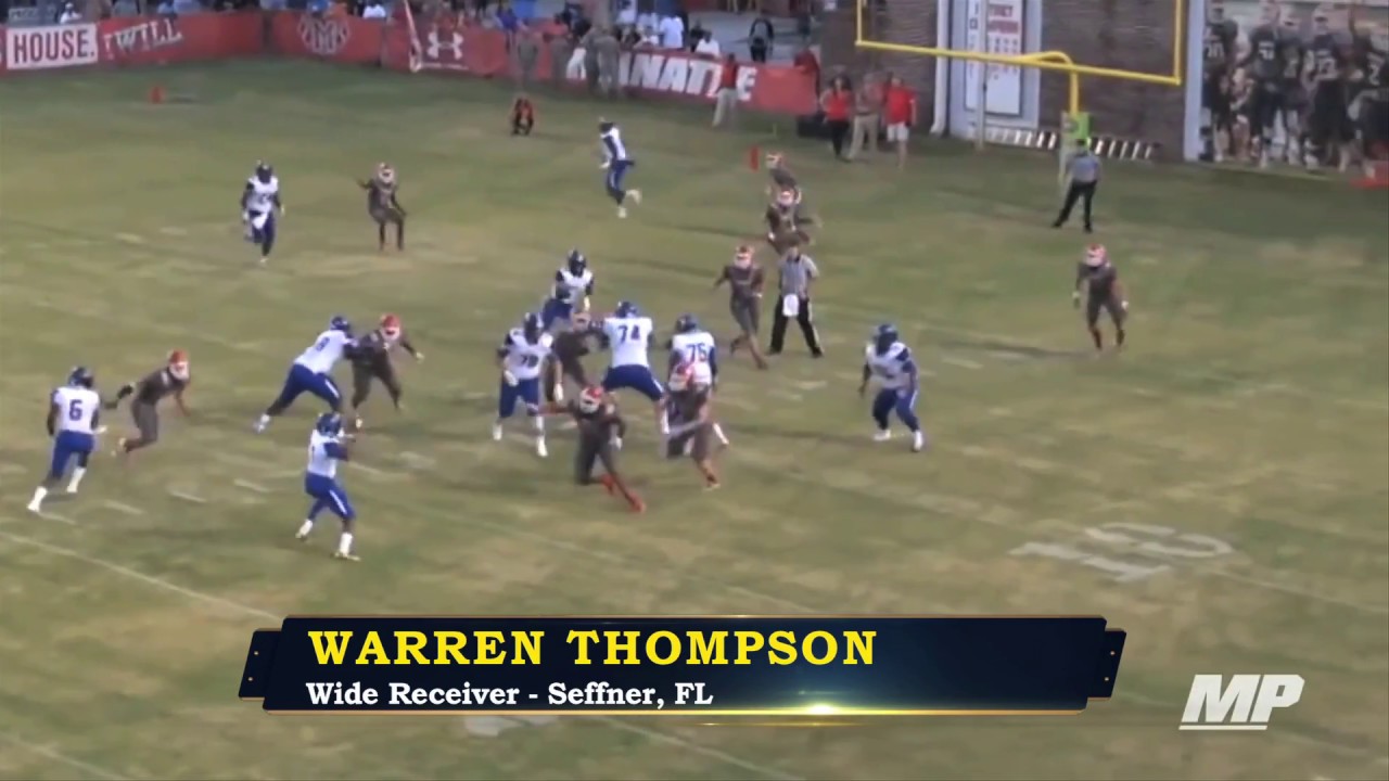 Warren Thompson - Armwood Wide Receiver - Highlights