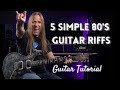 Rock The 80s Unveiling 5 Easy Guitar Riffs From The Decade Guitar Lesson