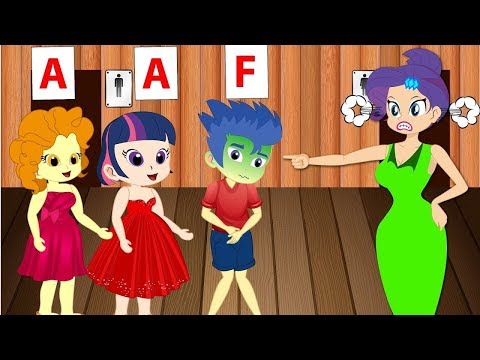 MLP Equestria Girls Twilight Sparkle and Flash Sentry   Animation Kids At School ! New Episode
