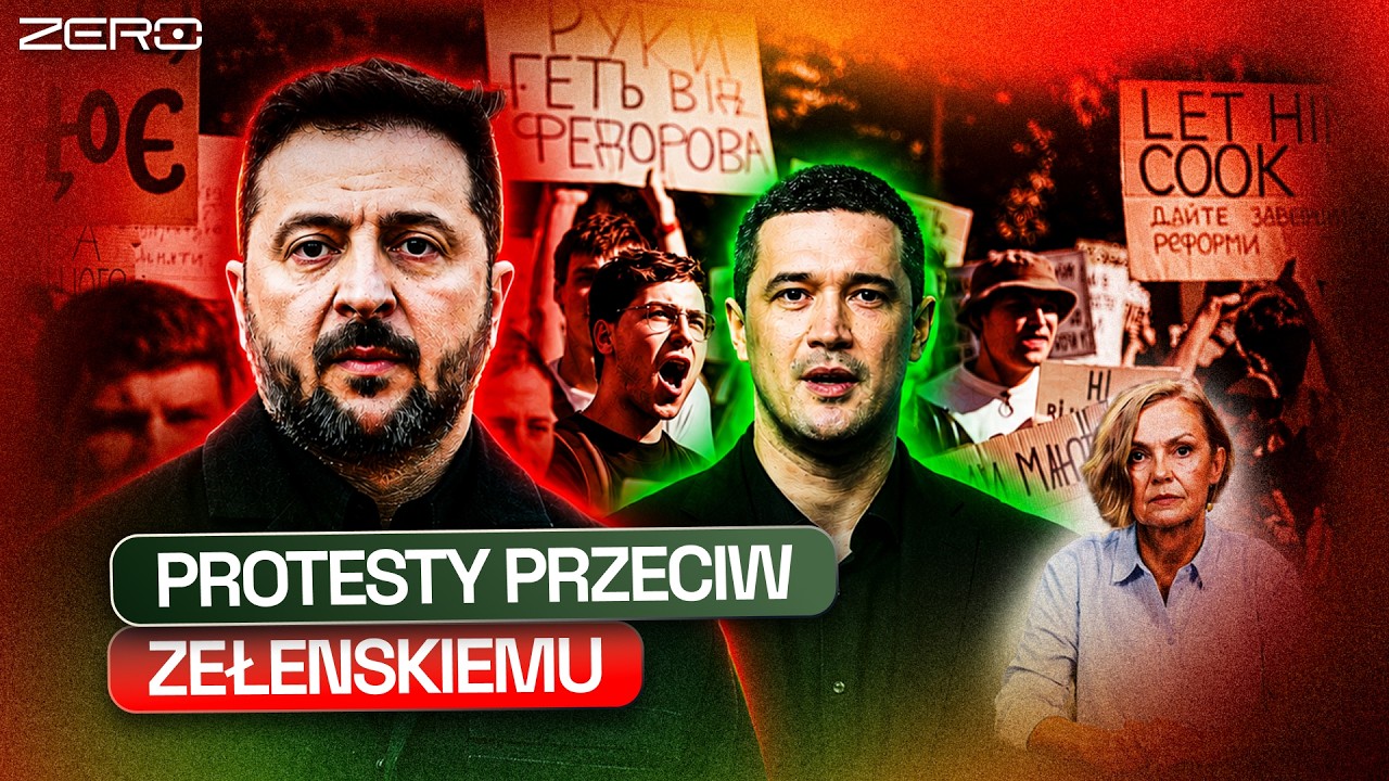 UKRAIŃCY WYSZLI NA ULICE. ZEŁENSKI WYRZUCA POPULARNEGO MINISTRA