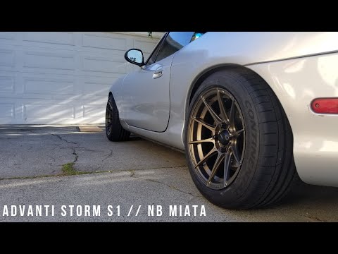 Advanti Storm S1 Install on NB Miata!