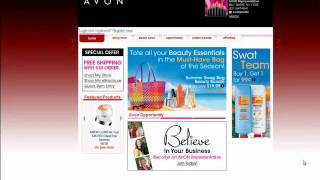 How to sell Avon online