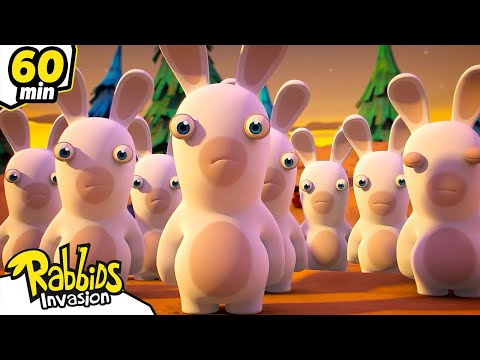 Where are the Rabbids ? | RABBIDS INVASION | 1H New compilation | Cartoon for kids
