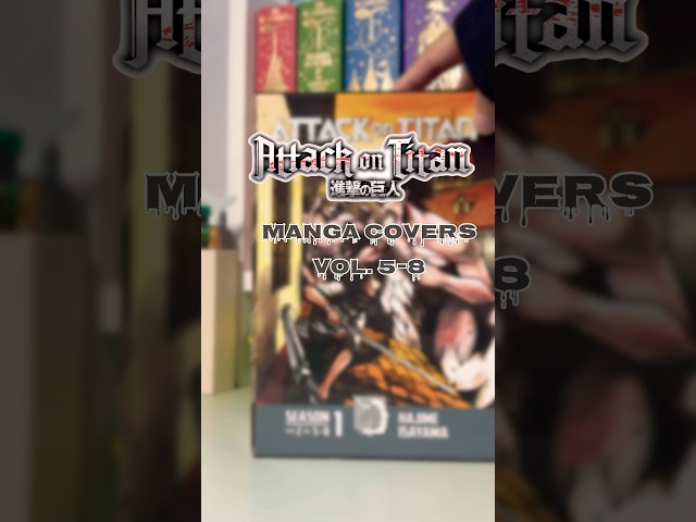 Vídeo relacionado con Attack on Titan Season 1 Part 2 Manga Box Set: Volume 5 - 8 (Attack on Titan Manga Box Sets)