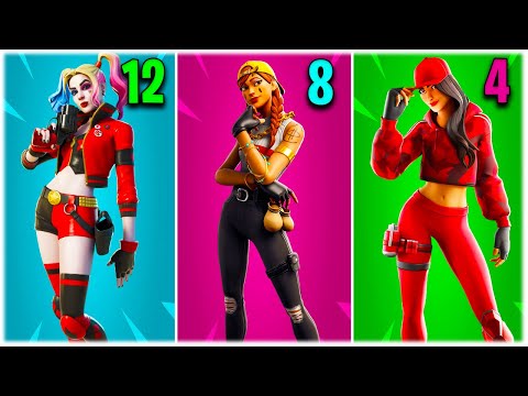 TOP 15 THICCEST FORTNITE SKINS OF ALL TIME! 🍑😍