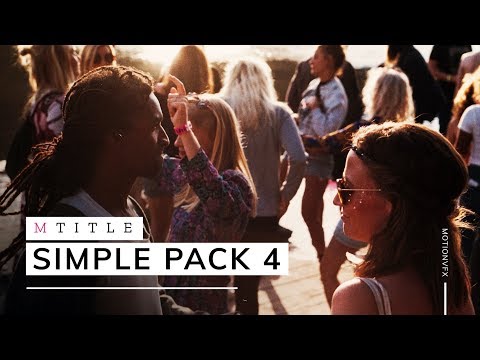 mTitle Simple vol.4 FCPX Plugin - MotionVFX