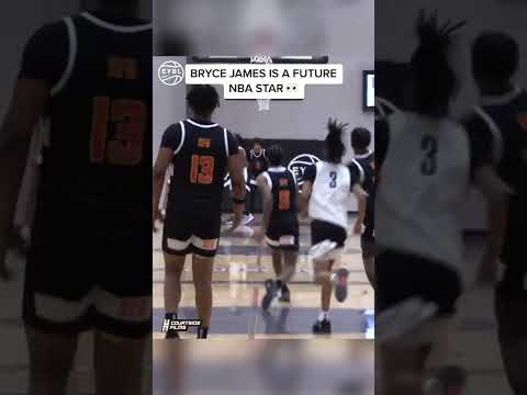 15-year-old Bryce James has been showing off his skills 😳🔥 (via @courtsidefilms/IG) #shorts