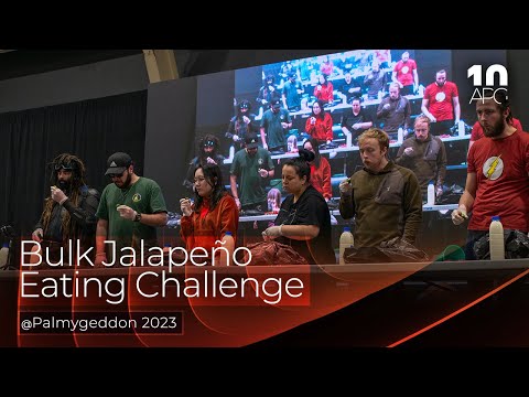ARMAGEDDON EXPO 2023 Palmerston North - Bulk Jalapeño Eating Challenge [#APGLive]