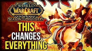 This May Be The BIGGEST Dev Post On Season of Discovery Yet... | Season of Discovery | Classic WoW