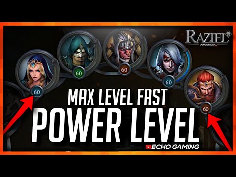 How to Reach MAX LEVEL FAST in Raziel Dungeon Arena