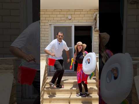 شاف الزوج شئ غريب في المصيف