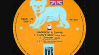 Hanson &amp; Davis - I Can&#39;t Stop (Vocal Dub)