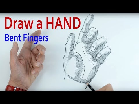 How to Draw a Hand Part 2 Bent Fingers