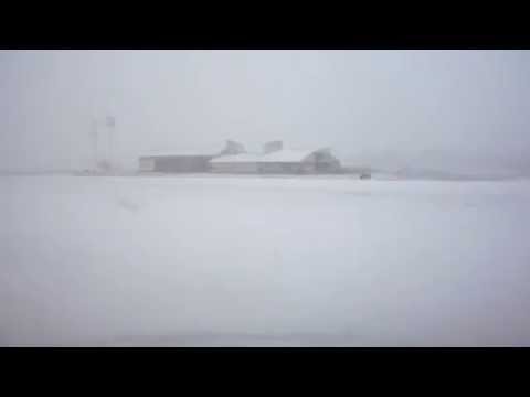 Snow Landing in Memphis in a Citation Bravo