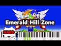Emerald Hill Zone Sonic 2 Piano Tutorial Synthesia