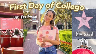 First Day of College at USC! (Freshman Year VLOG + GRWM)